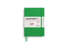 LEUCHTTURM WEEKLY PLANNER 2026 & NB A5 HC 12 MONTHS SPRING LEAF 372657